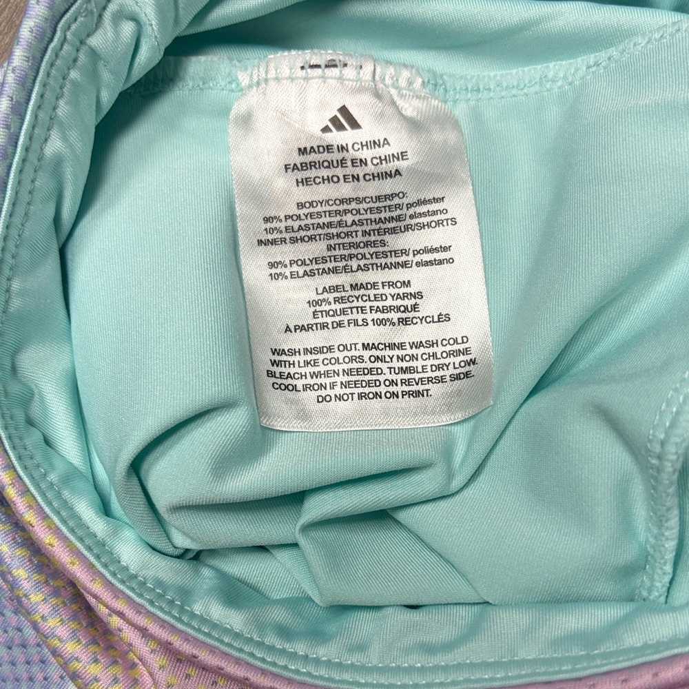 Adidas Girls Size 2T Rainbow Pastel Skort, Like New - Picture 6 of 9